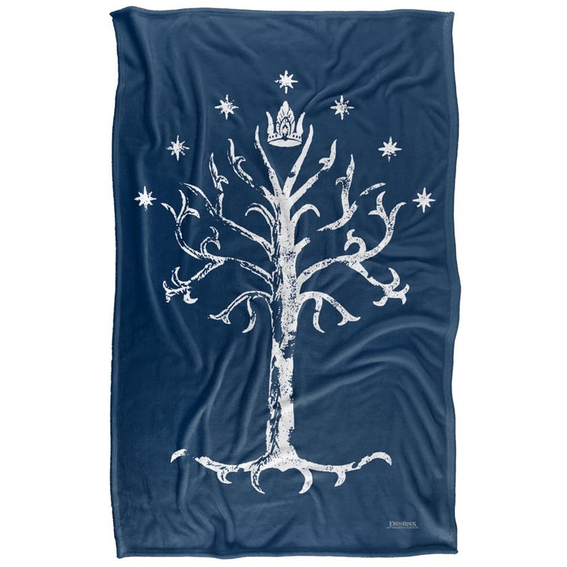 LOGOVISION The Lord of The Rings Blanket  36""x58"" Tree of Gondor Silky Touch Super Soft Throw Blanket - Image 2